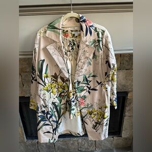 Chico’s matching sweater and blazer- blazer size 12p and sweater size medium